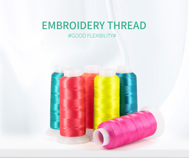 Marathon Color 100% Polyester Embroidery Thread for Machine Embroidery Samples