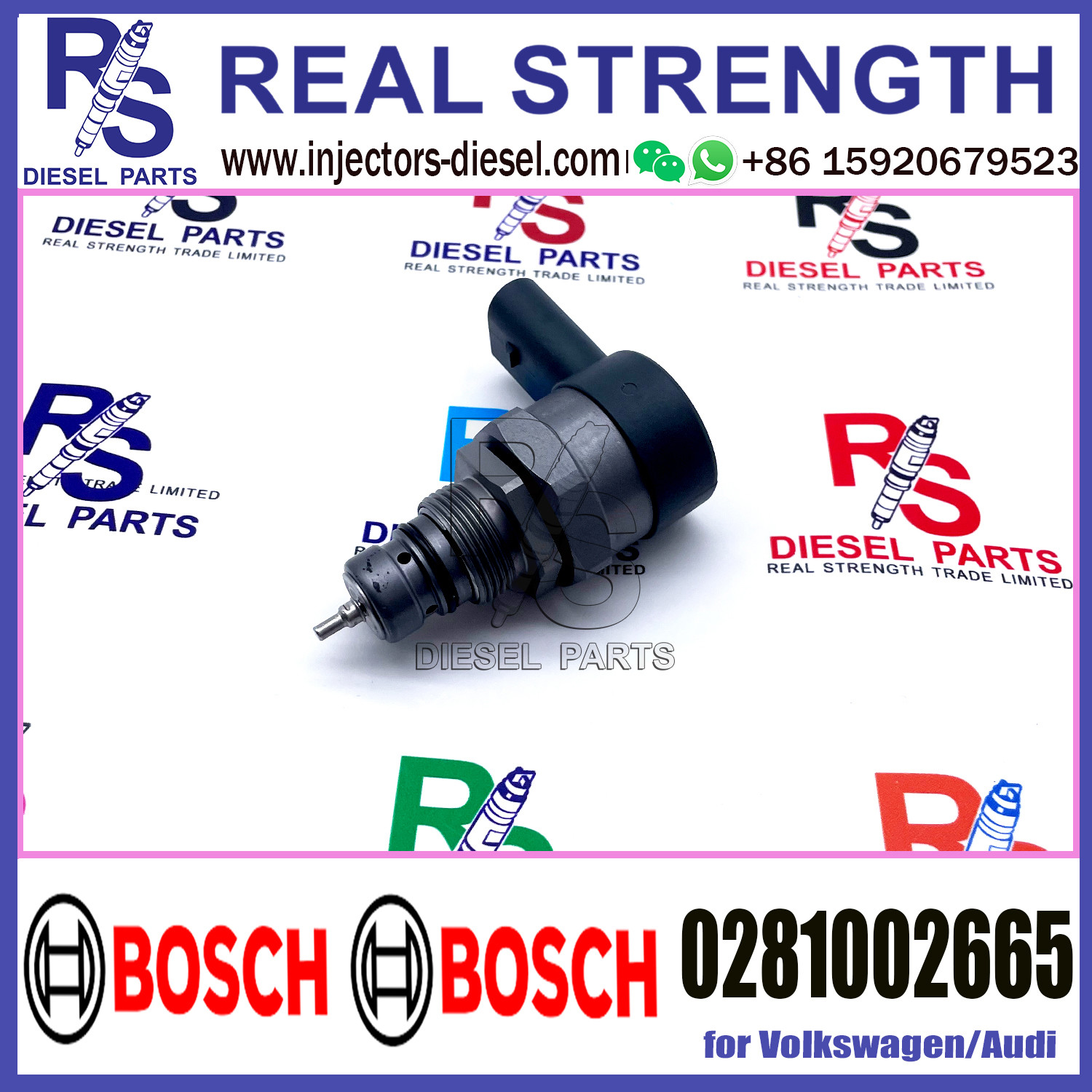 BOSCH Control Valve DRV Regulator Solenoid 0281002665 for Volkswagen/Audi/cylinder head
