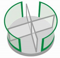 PLA Academy of Military Sciences, university, automatic revolving door, ISO9001 CE UL certificate