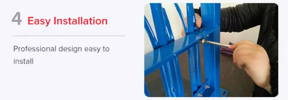 Hot Dip Galvanized Metal Palisade Fence D Pale 65mm Highway 2.0mm Thickness