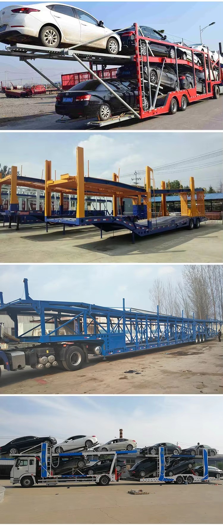Reliable Car Carrier Semi Trailer: Designed For Efficient Cars Transportation