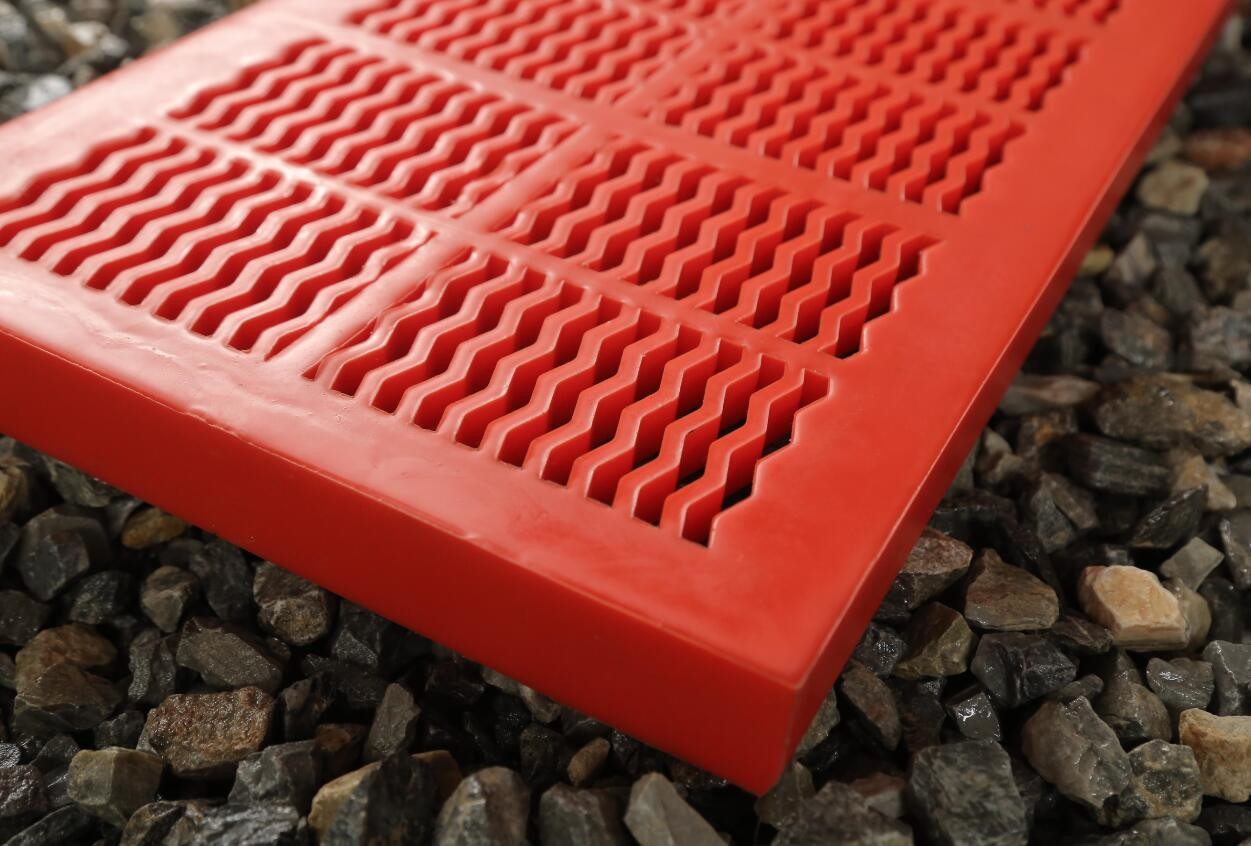 Modular 305x305mm PU Screen Panel For Aggregate