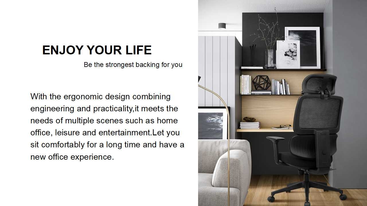 Computer Task High Back Chair Executive Swivel Chair Office Chair Ergonomic Home Office Desk Mesh Chair
