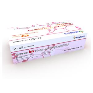 Colloidal Gold 100% Sensitivity HIV1/2 RDT Rapid Test Kit