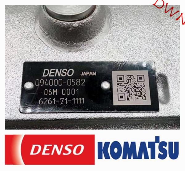 DENSO Diesel fuel injection pump 094000-0582 = 6261-71-1111 for komatsu