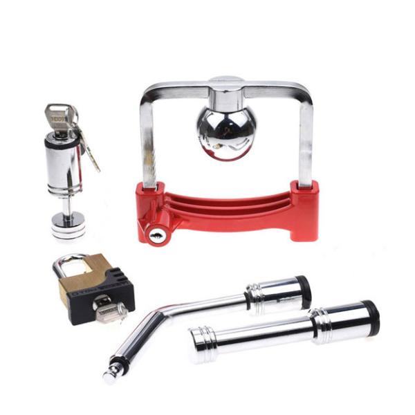 Steel Zinc Alloy and Copper Trailer Locks for Universal Couplers Same Key Hitch