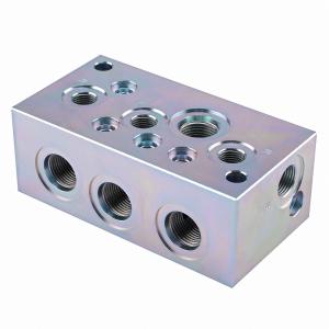 China CNC machining Hydraulic Valve Block Custom Hydraulic Control Valve on sale