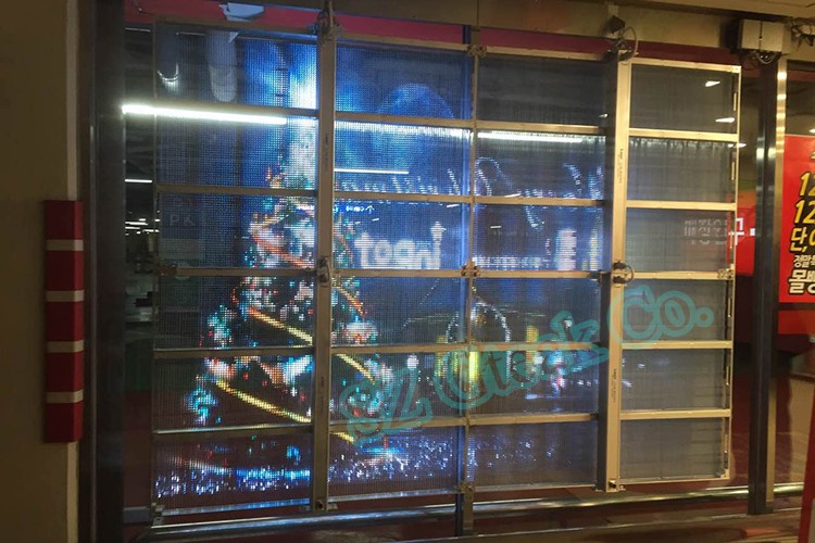 P3.91,P7.81, P10 pantalla led transparente screen indoor outdoor transparent clear led video display screen full color