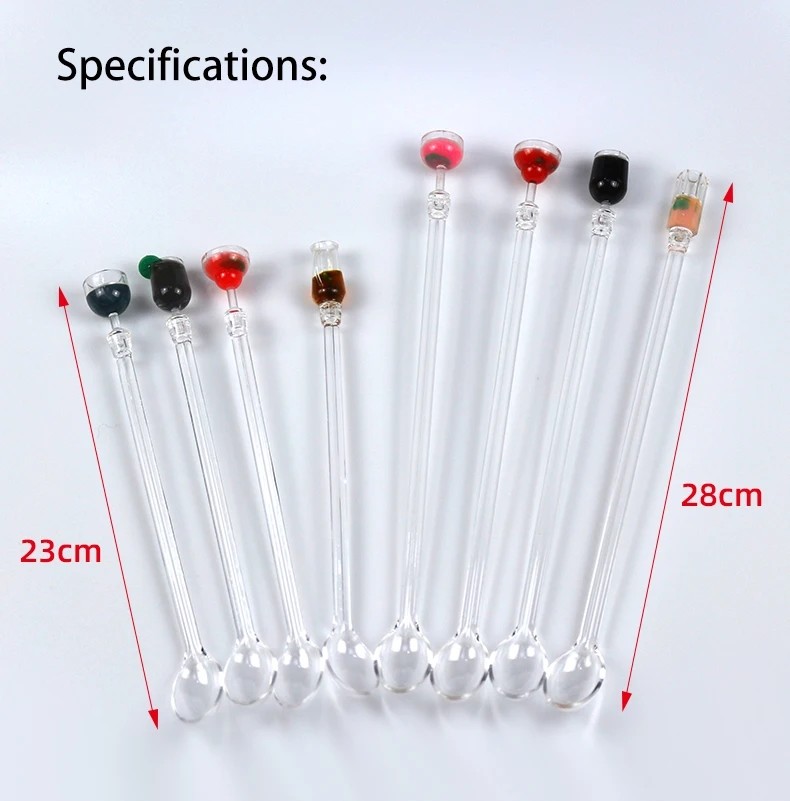 Disposable Acrylic Swizzle Sticks Environmental Drink Stirrers Plastic Swizzle Sticks