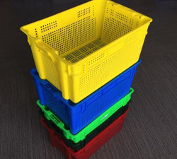 2019 New design big size Plastic Crates foldable and stackable