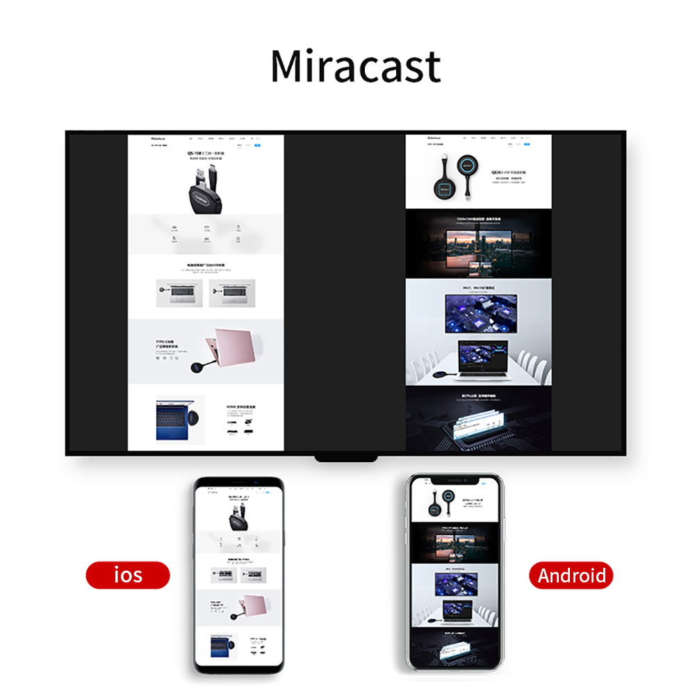 30hz Byod Wireless Presentation 4K Mirroring Kvm Switch Extender