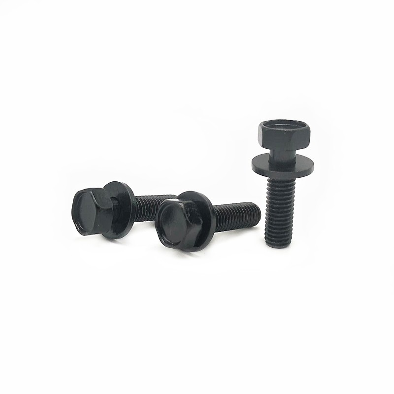 Plated Dacromet External Hexagon Combined Screw With Flat Pad 35mm