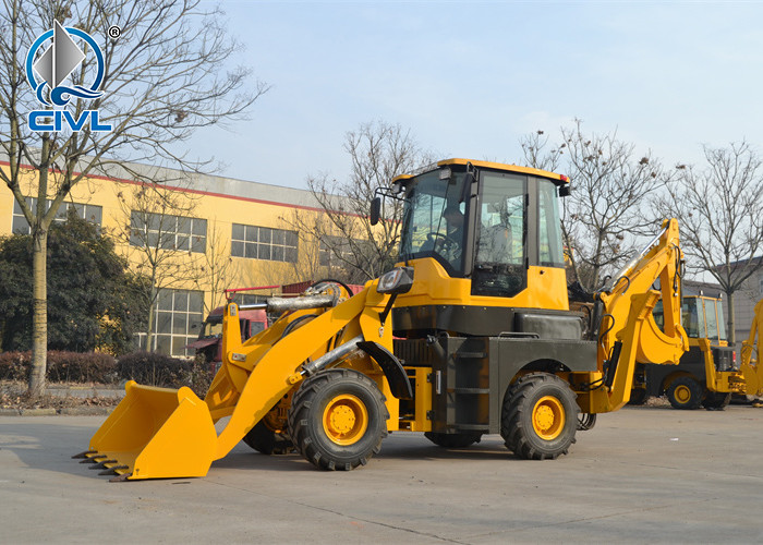 Backhoe Loader Mini Tractor With Bucket for Farm