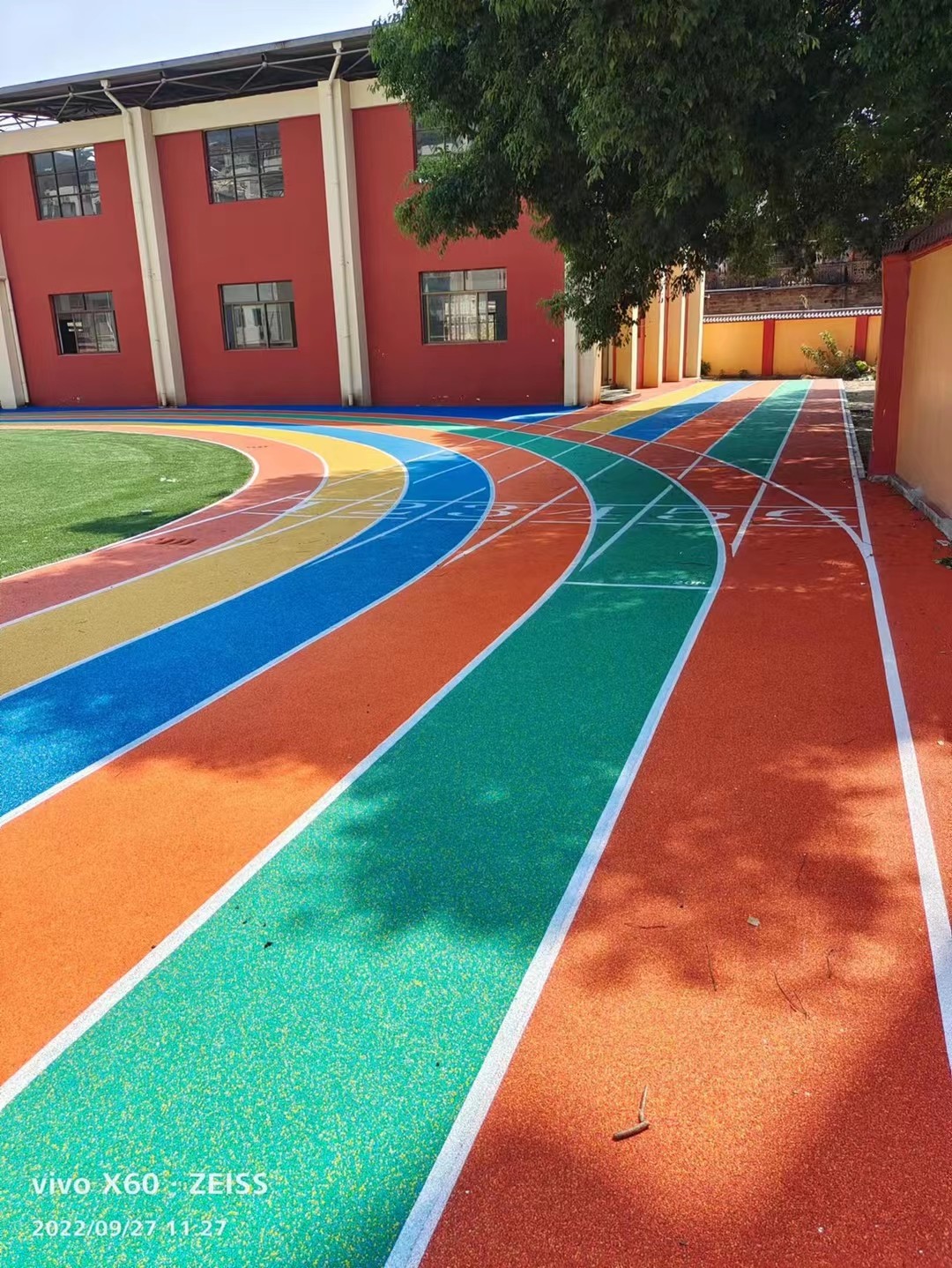 Customized Athletic Running Tracks Easy Installation With Fade Resistance
