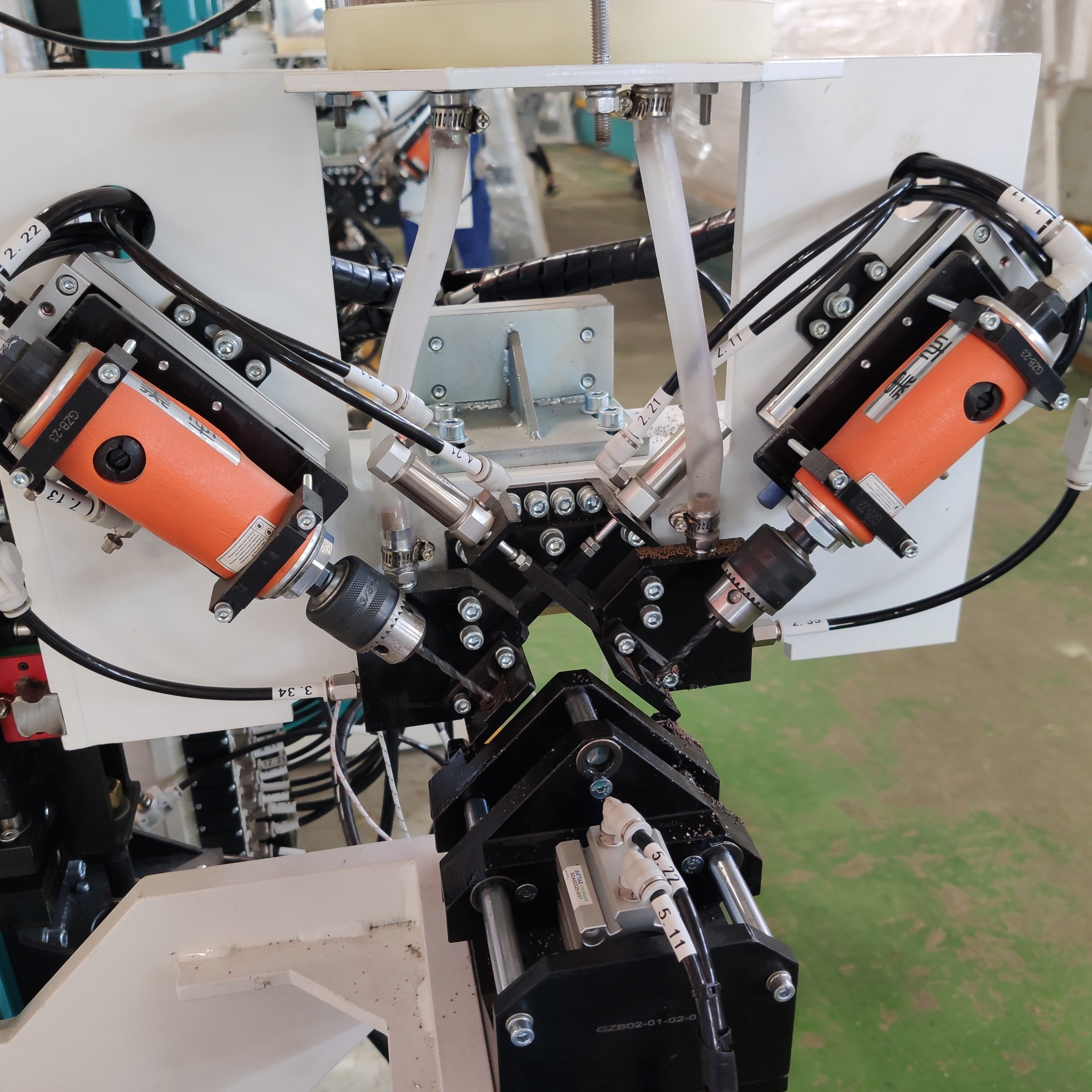 PLC Control Visible 0.65MPA Desiccant Filling Machine