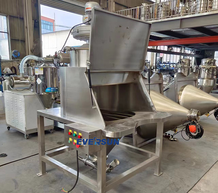 Automatic Dust Free Bag Discharge Station Unloaded Bulk Powder / Particle Material
