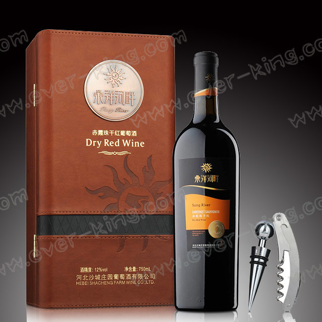 Luxury Wood Cardboard Wine Paper Box