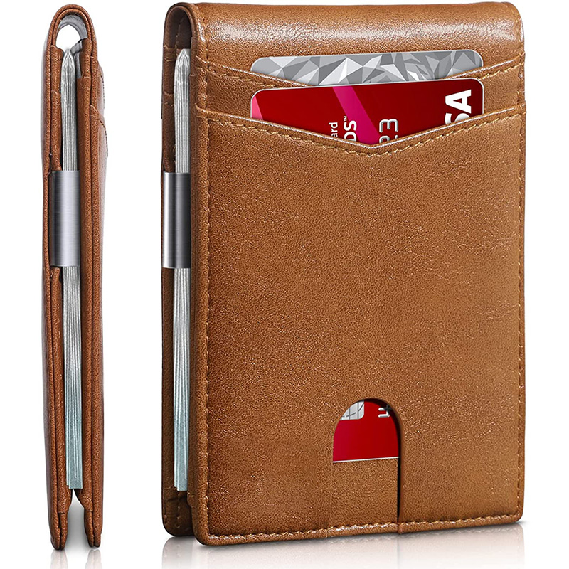 Men's RFID Carbon Fiber Credit Card Holder with Larger Capacity and Multiple Card Slots