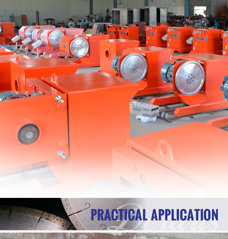 Small Diamond Saw Rope Machine Stone Wire Cutting Rock Cutting Wire Saw Machine Red