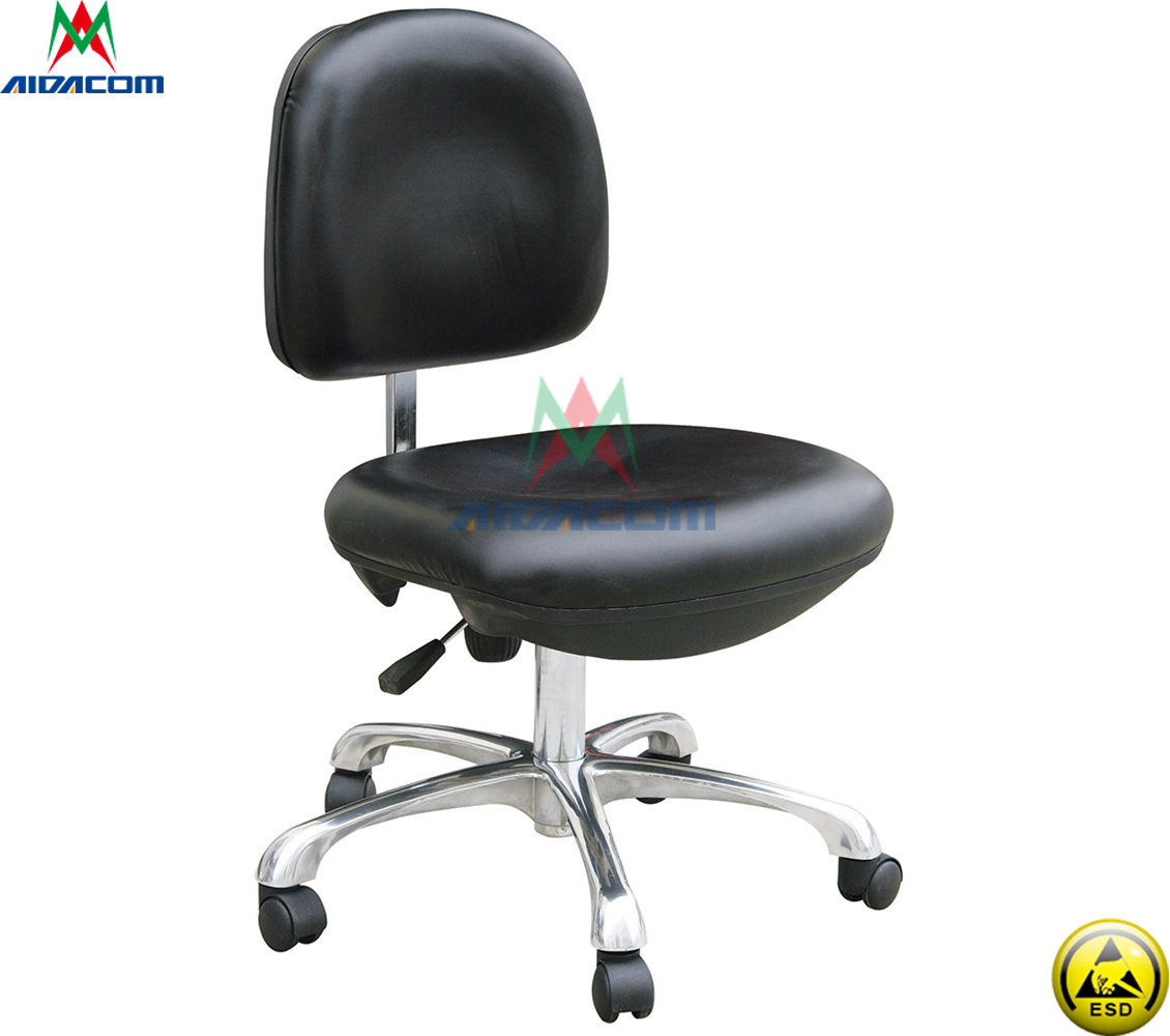 65cm Depth 100mm stroke 10e6 ESD Antistatic Stool