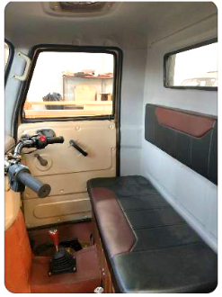 Semi Closed Gasoline 3.6m 28A Motorized Dump Truck