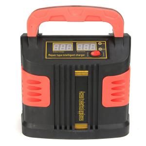  Full Automatic LCD Display 12V12A 24V6A Portable Car Battery Charger with Over-charging Protection and Repair Function Manufactures