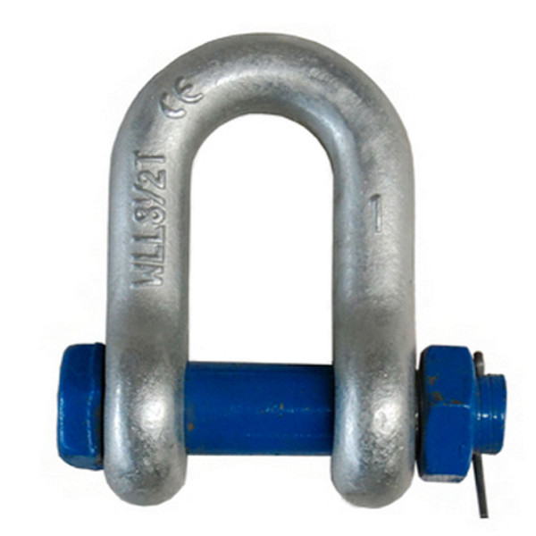 Galvanized G2150 Boat Anchor Screw Pin Chain Shackle With Safety Bolt Pin