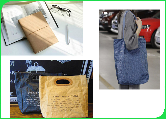 0.3 0.55 0.8mm wear resisting rose gold color Washable kraft paper for child bags