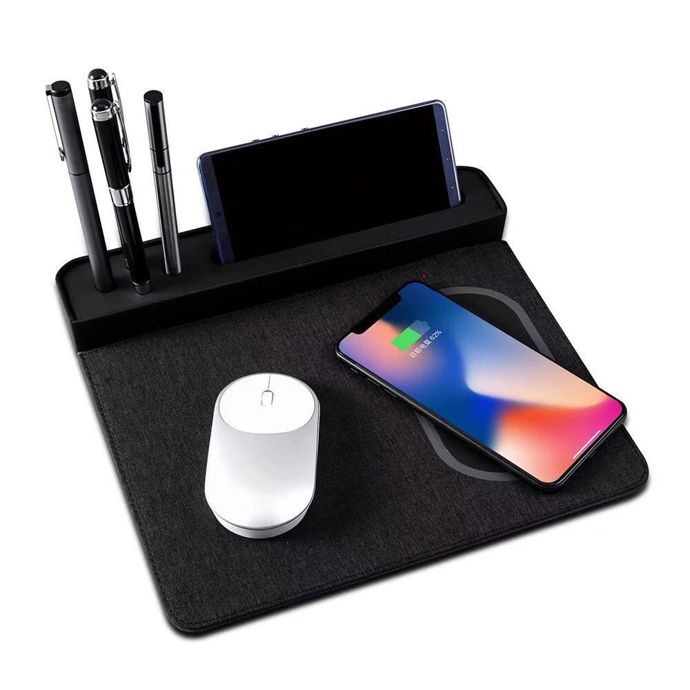 Cute Multifunction Wireless Charging Mouse Pad Universal One Piece Folding Large