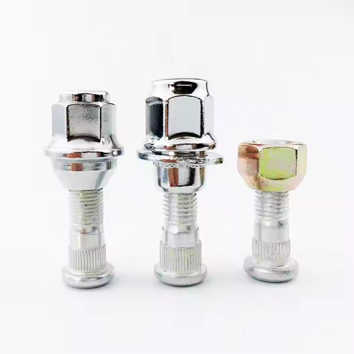 10.9 Wheel Studs And Lug Nuts M10x1.25 M12x1.25 With Steel Material
