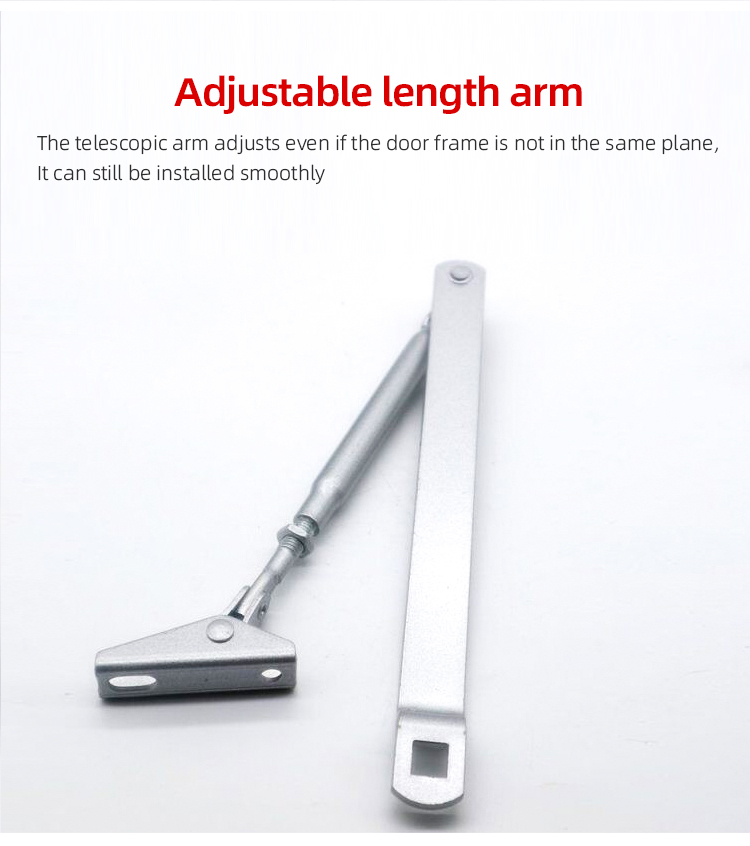Aluminum Alloy Auto Sliding Door Closer for Fire Door at -40 to 80 Degree Temperature