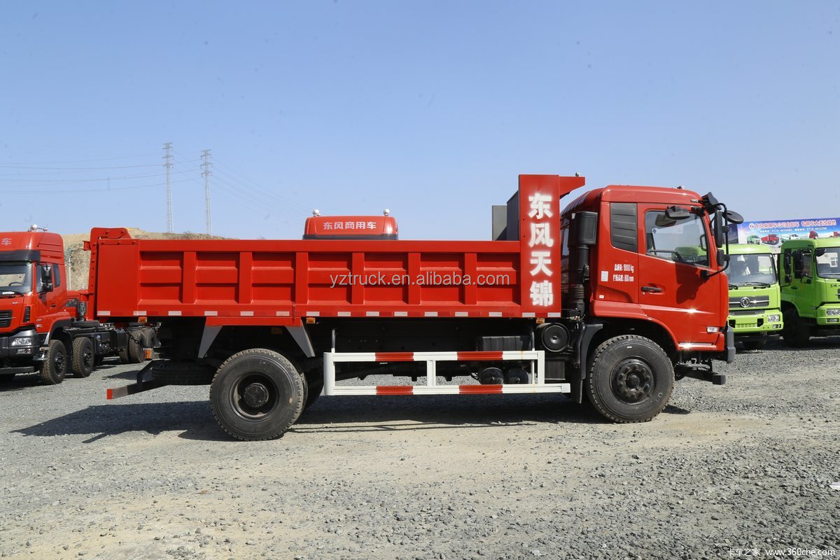 Dongfeng Commercial Vehicle Co. 4x2 Tipper Dump Truck with Dimensions 7.075X2.5X3.07 m