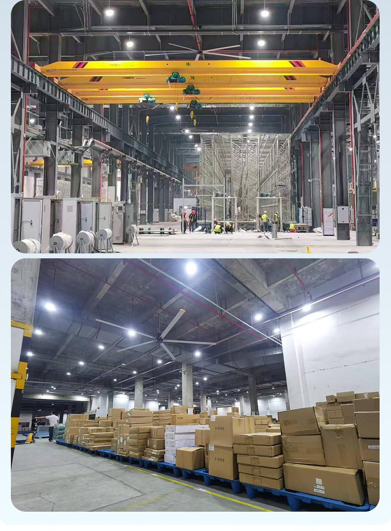 8ft 12ft 16ft Commercial Industrial Ceiling Fans High Volume Low Speed
