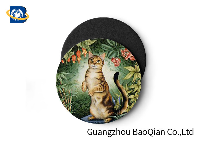 Wild Animal Art Image Lenticular Coasters 3D Decoative Cup Placemat 0.6MM PET
