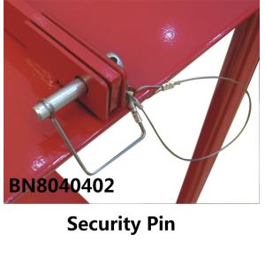 Lockable 6 In 1 Mobile Gas Cylinder Transport Rack , Oxygen Bottle Storage Racks