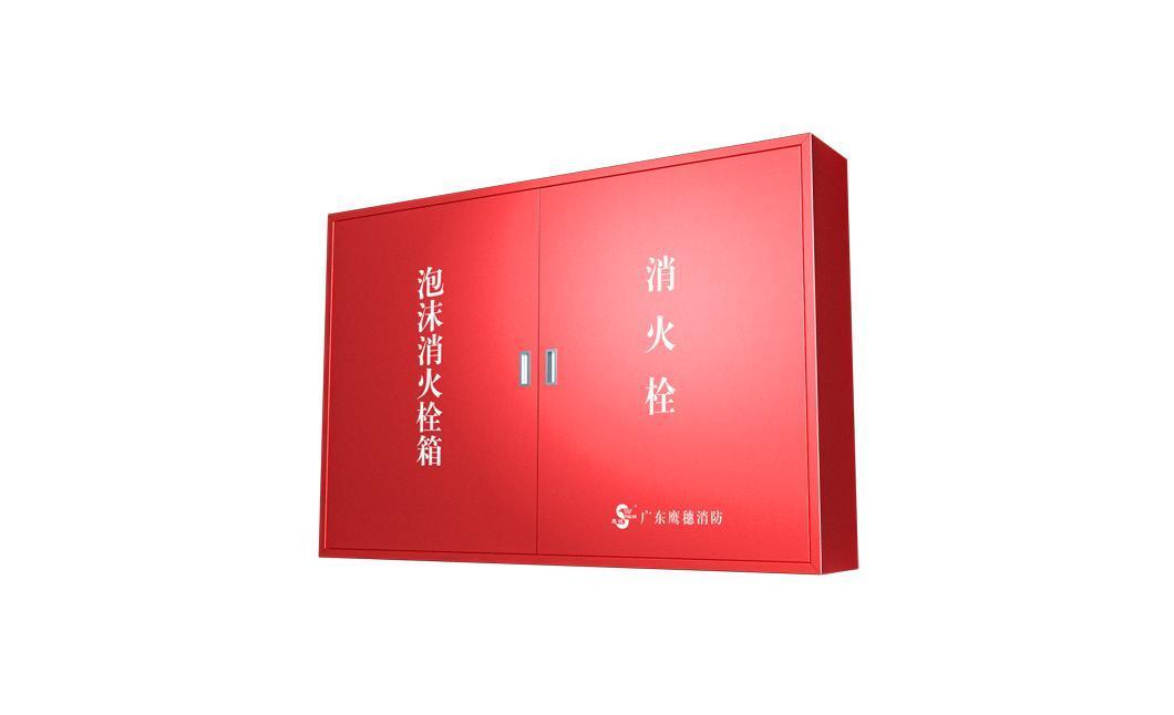 Metal Enclosure Fire Fighting System Foam Hydrant Cabinet with Glass Door