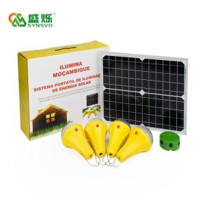 Remote Control 435lum Solar Mini Home Lighting System 14Hrs To 48Hrs Working