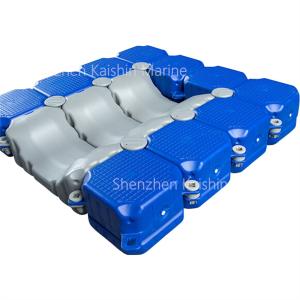 China Versatile Modular Floating Structure Floating Dock Systems Interlocking HDPE Floating Cubes on sale