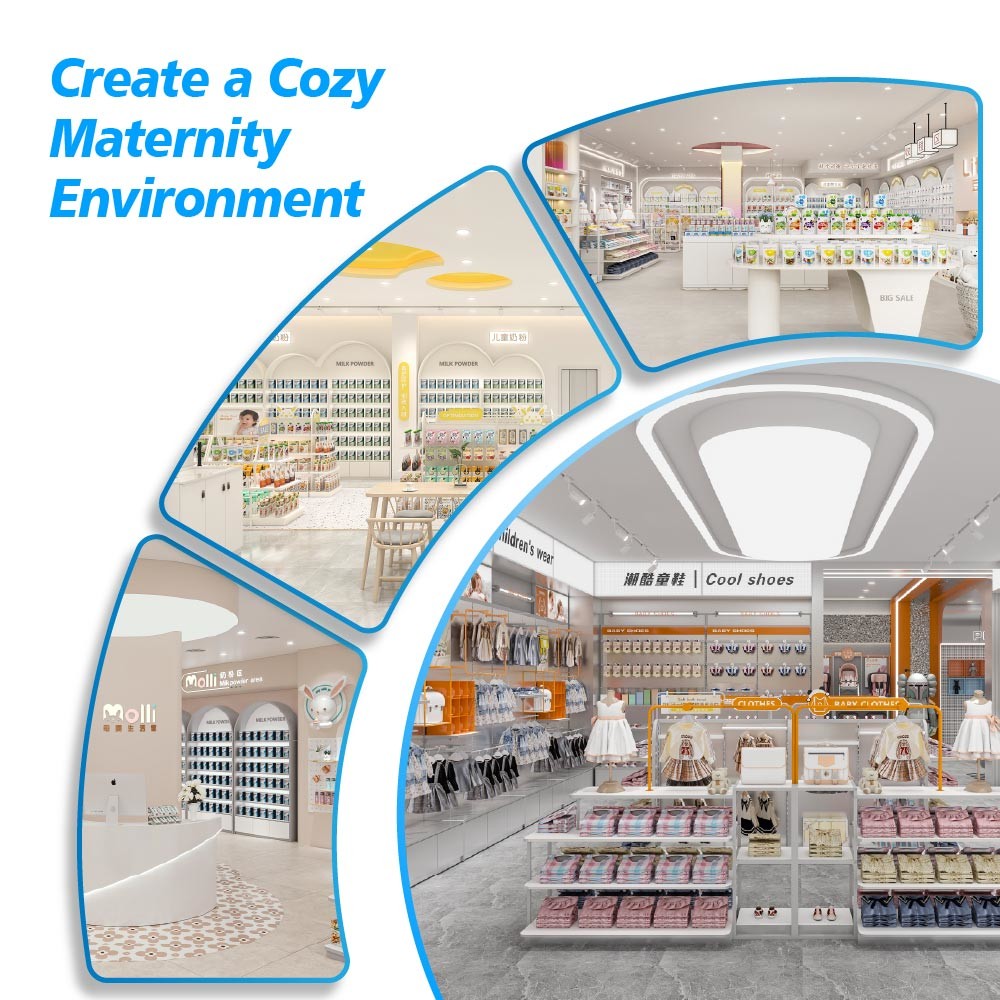 07-HXNYS Maternity & Baby Store Zoning With Korean Cream Style