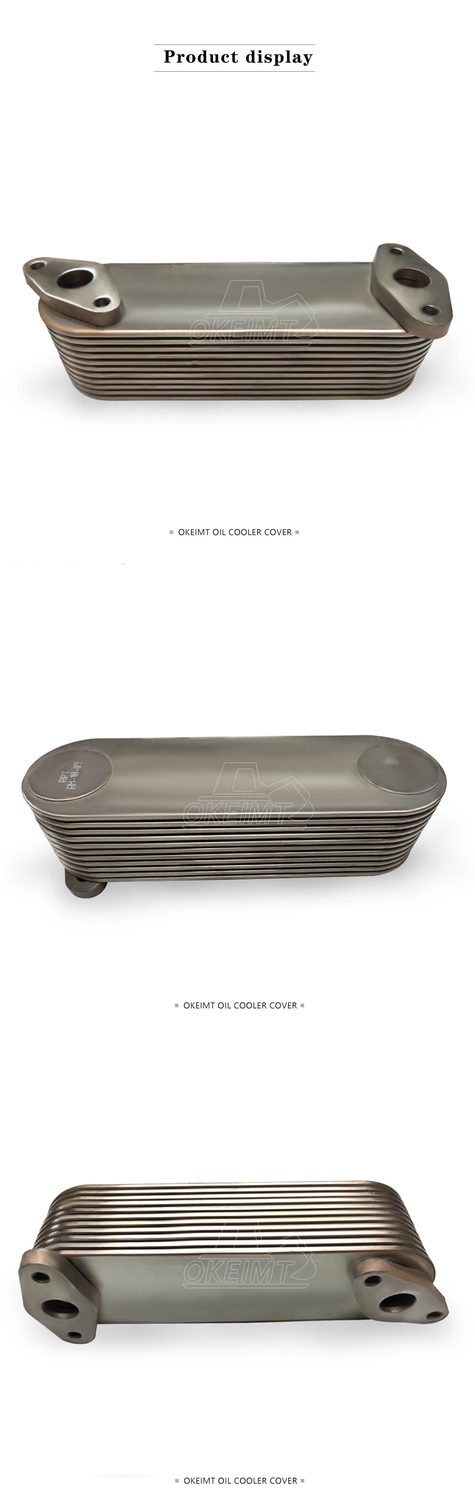 Auto Oil Cooler 132161370 Engine Oil Cooler Core For Hino EP100 P11C EM100 DM100