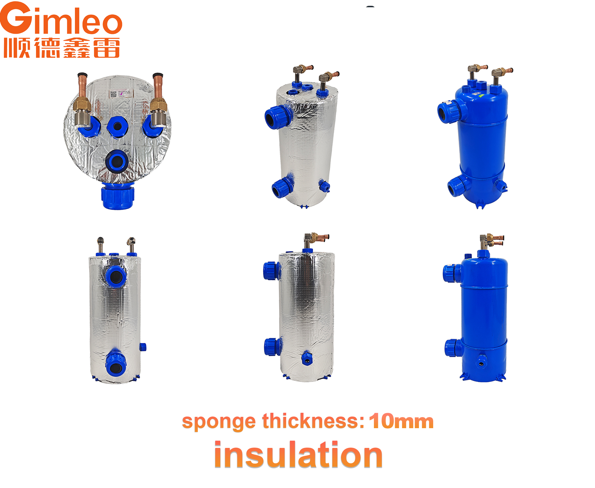 800HP Stainless Steel Chiller Heat Exchanger High Performance Cooling Application