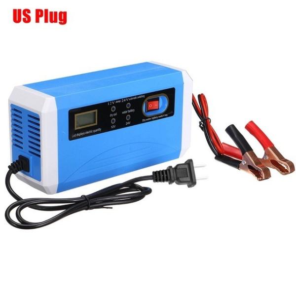 Full Automatic Car Battery Charger 110V 220V To 12V 24V 10A Smart Fast Power