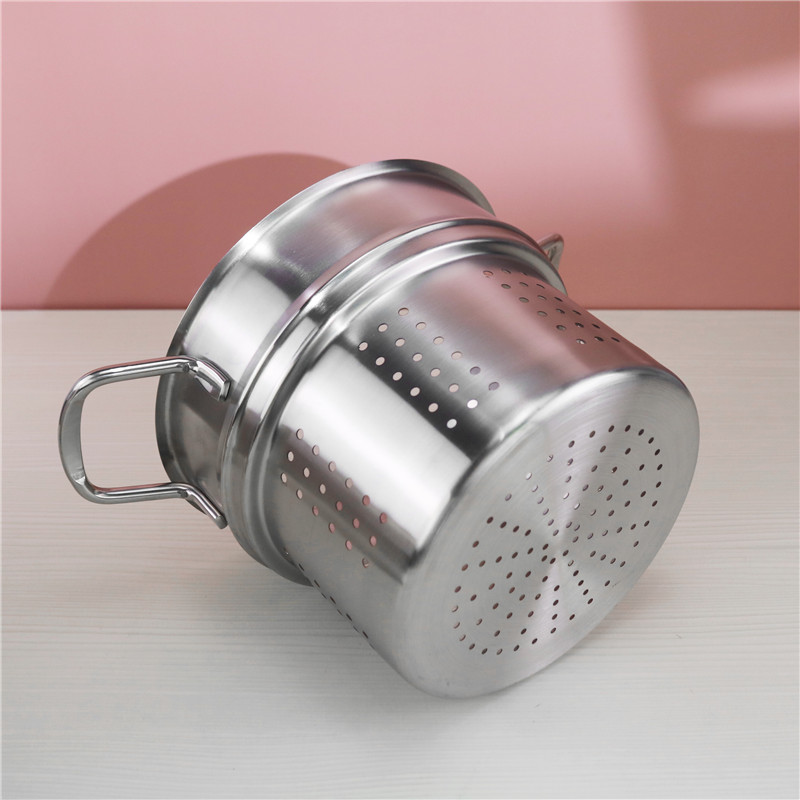 Multifunction Spaghetti Kitchen Soup Pots Stainless Steel With Strainer Insert