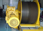 Customized 30mm Wire Power Winch Machine , Dual Drum Winch For Oil Well Drilling