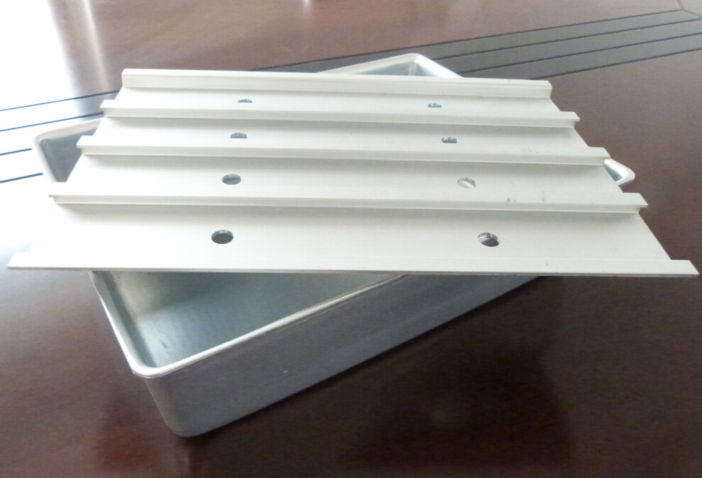 China 2kg aluminum shrimp tray aluminum fast freezing tray