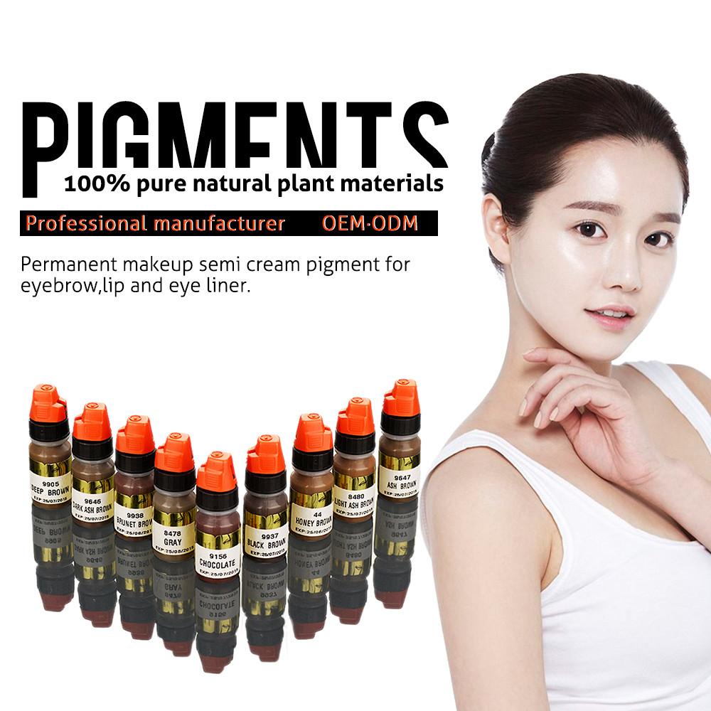 Lushcolor Orange Lips Semi Permanent Makeup Pigments Cosmetic Ink