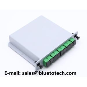 1x8 Cassette LGX Box PLC Fiber Optic Splitter Single Mode