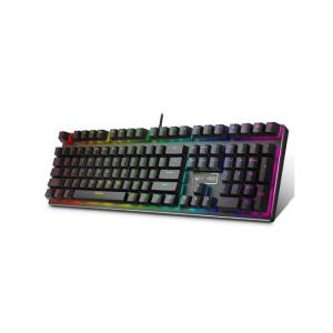  104 Keys Mechanical Gaming Keyboard , Alloy Backlit RGB Mechanical Keyboard Manufactures