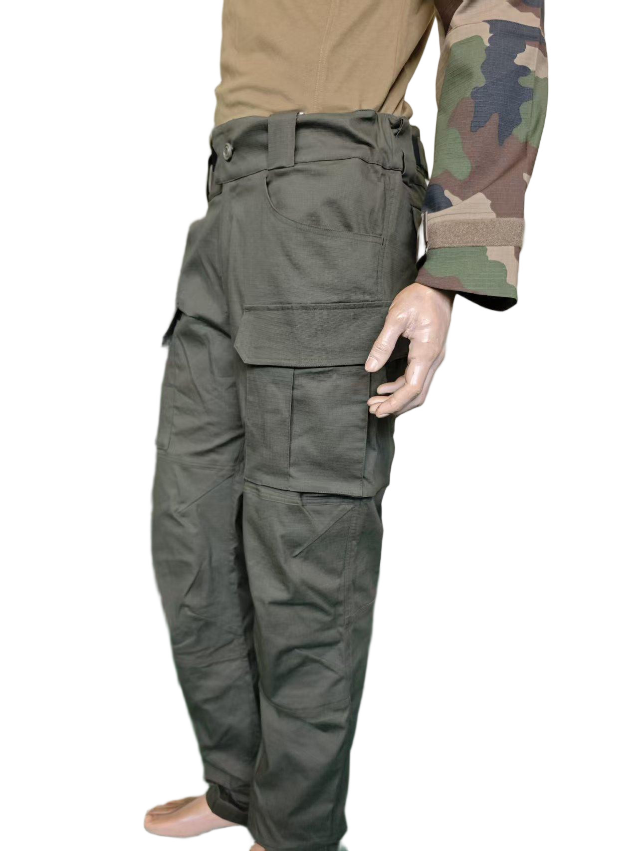 Semi Placket Camouflage Tactical Training Suit Frog Jacket Battle Trousers Quick Dry Camouflage Combat Shirt Tactical Clothing Ripstop Uniform