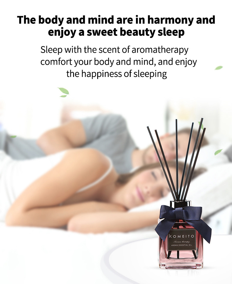 Luxury Glass Essential Oil Reed Diffuser , MSDS 200ml Fragrance Reed Diffuser